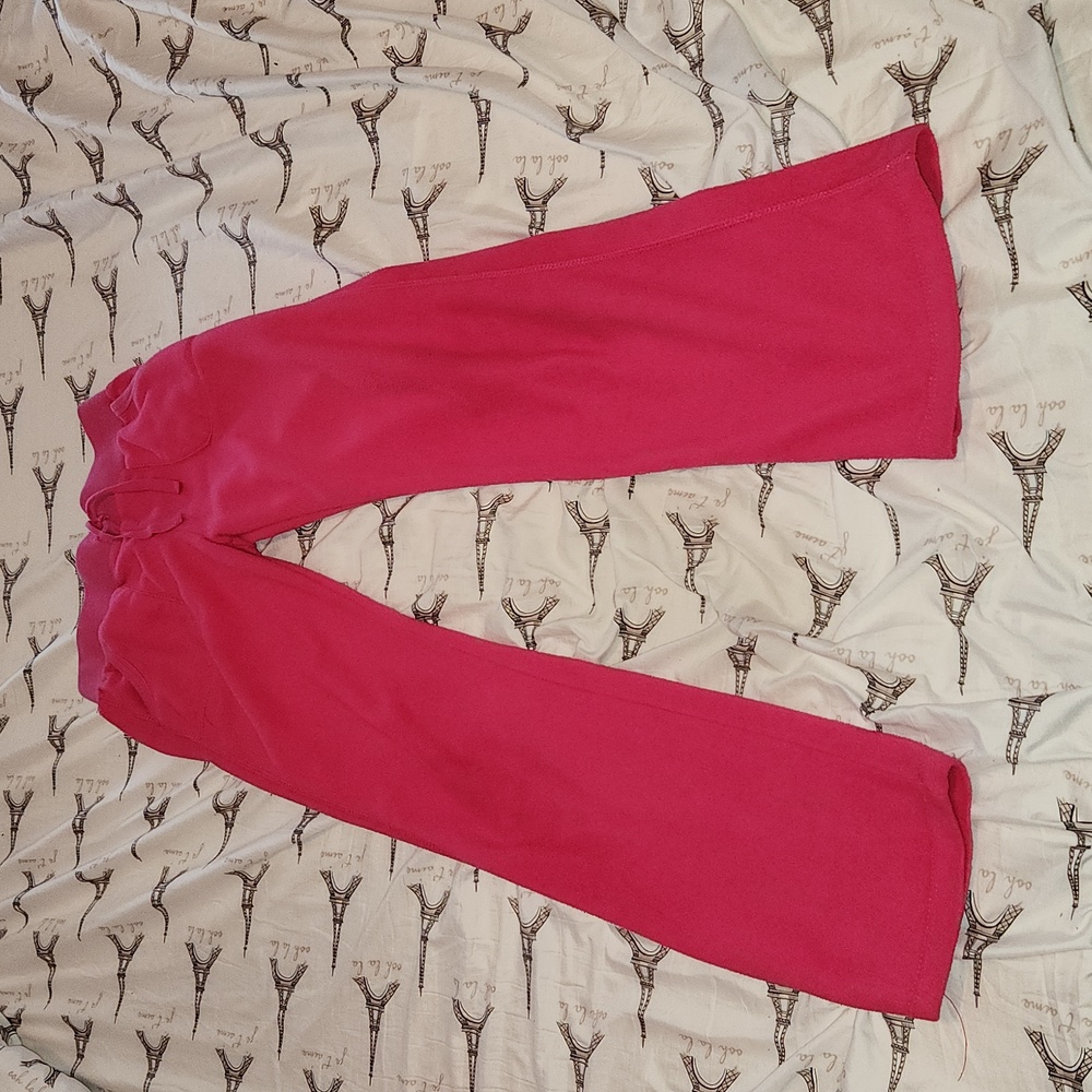 Hot pink So Jenni Fleece sweat pants 10/12